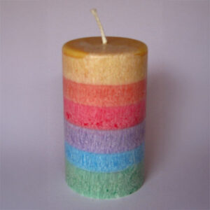 Kristallkerze Stumpen groß