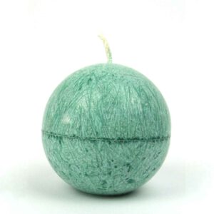 Kristallkerze Kugel groß grün