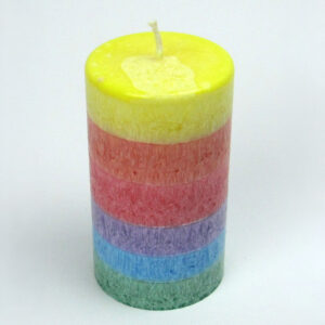 Kristallkerze Stumpen klein