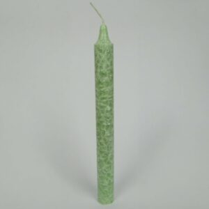 Kristallkerze Stab hellgrün