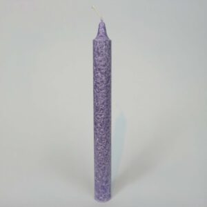 Kristallkerze Stab lila