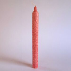 Kristallkerze Stab rot